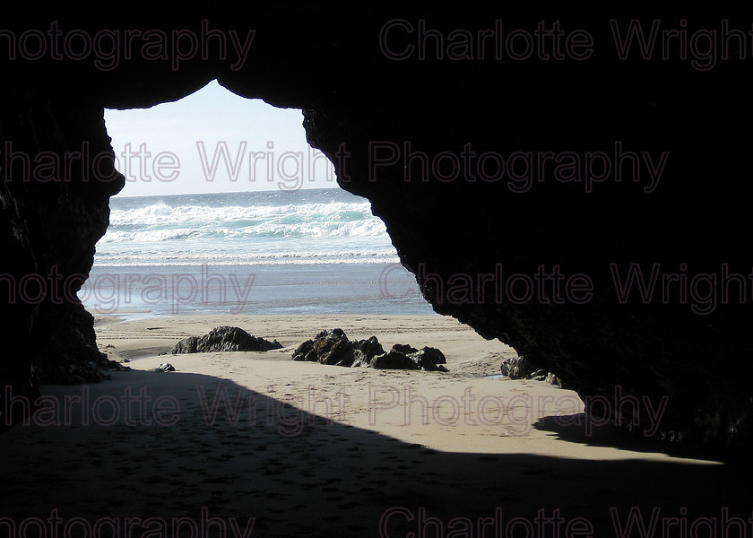 IMG 2072 
 A cave entrance on Chapel Porth beach, Cornwall. What a brilliant beach! Photographed by myself, Charlotte Wright Photography 
 Keywords: cave, cornwall, chapel porth, sea, sand, waves, United Kingdom, photography